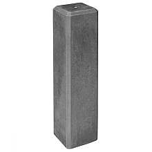 Beton©-poer antraciet M16-bus  15x15x60 met facet